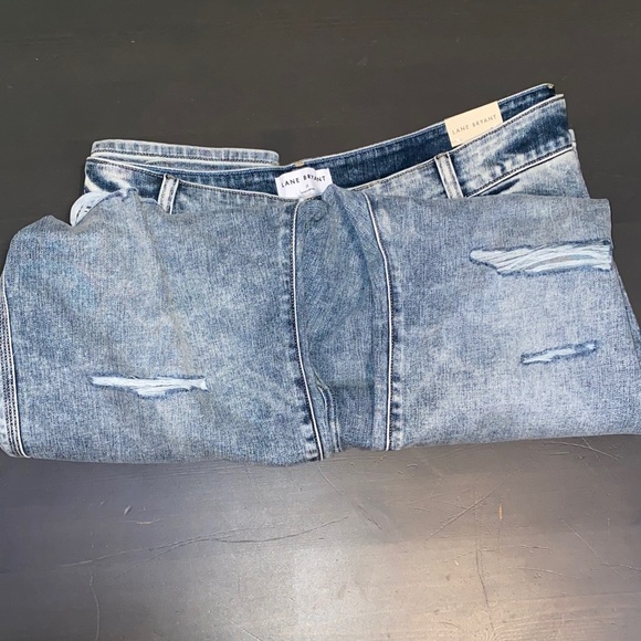 Lane Bryant Distressed High Rise Jeans - Picture 8 of 8